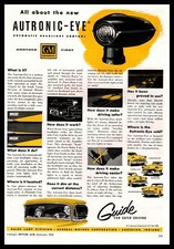 1954 Guide Lamp Division Autronic-eye Anderson Indiana Vintage Gm Print Ad