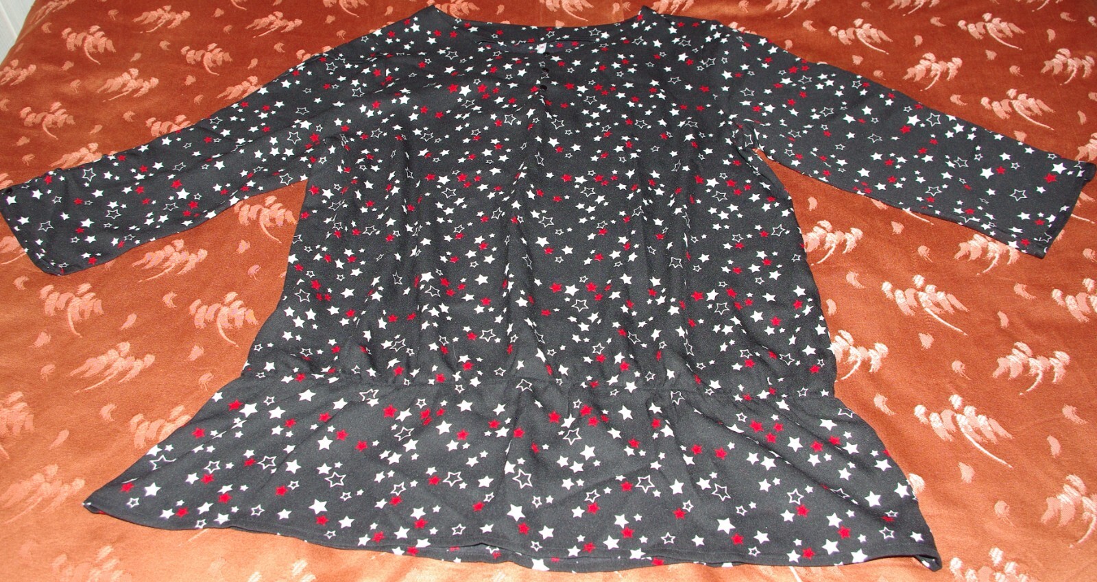 Blouse Tunique Noire Blancheporte Taille 50 - Neuve Sans étiquette, Biais Blanc, Polyester élégant