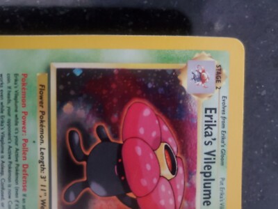 Erika's Vileplume 5/132 Pokemon TCG Gym Heroes Unlimited Holo Rare