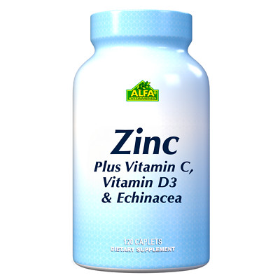 Zinc + Vitamin C & D Powerful Formula - 120 Caplets