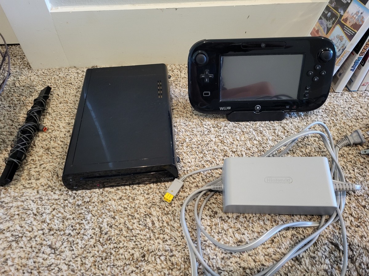 Consola Nintendo Nintendo Wii U Black Nintendo Wii U Premium Set