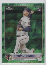 2022 Topps Chrome Update Sapphire Edition Green 49/75 Josh Winder #US6 0e5i