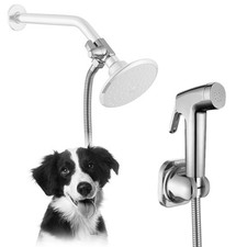 Pet Bathing Dog Shower Attachment Kit - Dog Washing Sprayer Set with Handheld Sp