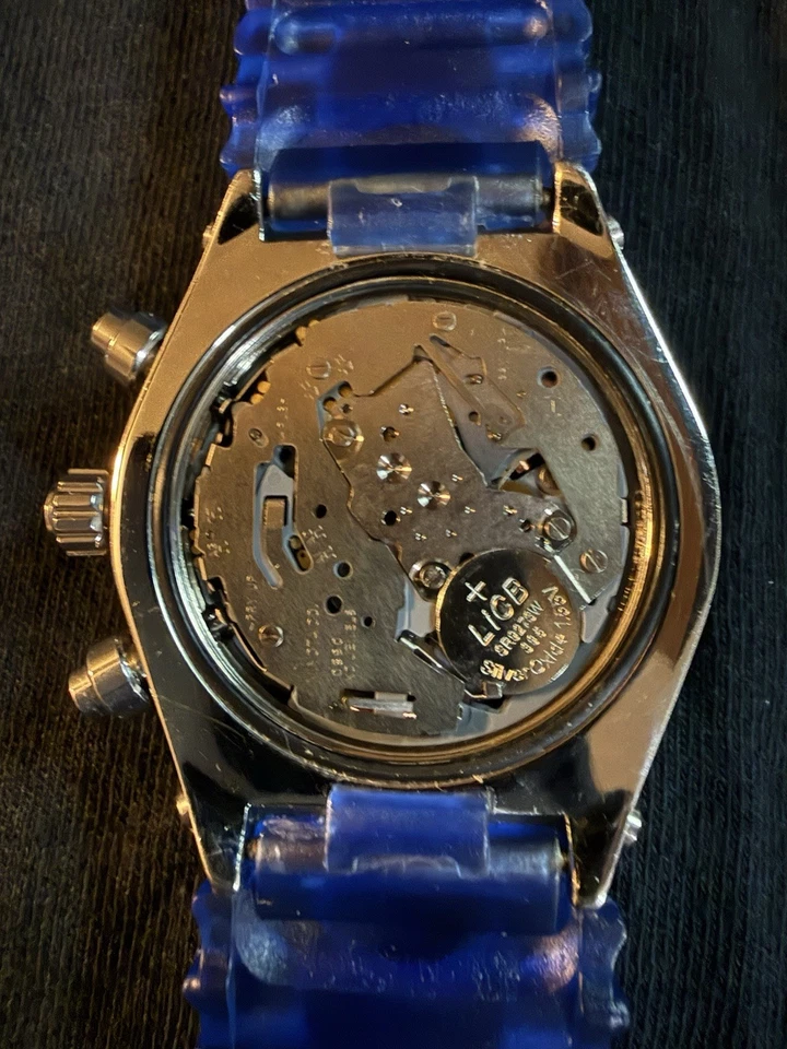 Vintage YS12 TechnoMarine Diamond Chronograph Watch 200M New Battery - Image 4 of 4