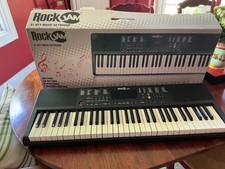 RockJam 61-Key Keyboard Piano  Keyboard - Black RJ361 