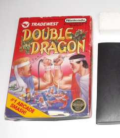 Double Dragon  WORN COMPLETE BOX  - NINTENDO NES - FAST SHIPPING!  416a