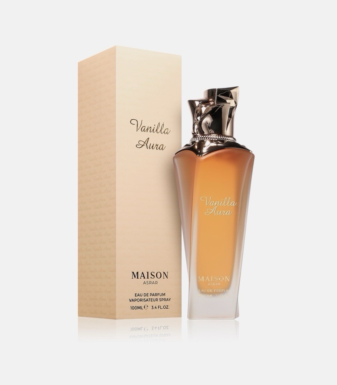 Vanilla Aura Maison Asrar parfum 100ml sillage longue tenue mixte