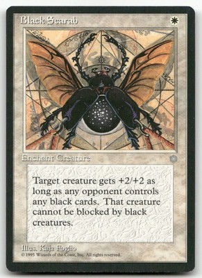 Black Scarab (HP) Ice Age ICE Magic MTG