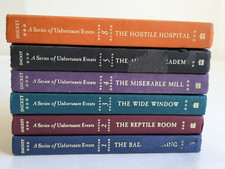 Lemony Snicket: A Series of Unfortunate Events Hardcover 1st Edition of 1-5 8