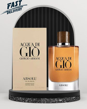 Giorgio Armani Acqua di Gi Absolu Eau de Parfum 4.2 oz for Men Sealed New