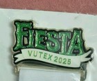 San Antonio Fiesta Vutex 2025 Medal Pin Bull Rider Spinner Pin — photo 3