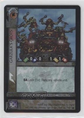 2005 Warhammer 40000 CCG - Dark Millenium Garzulk's Grots #DMM190