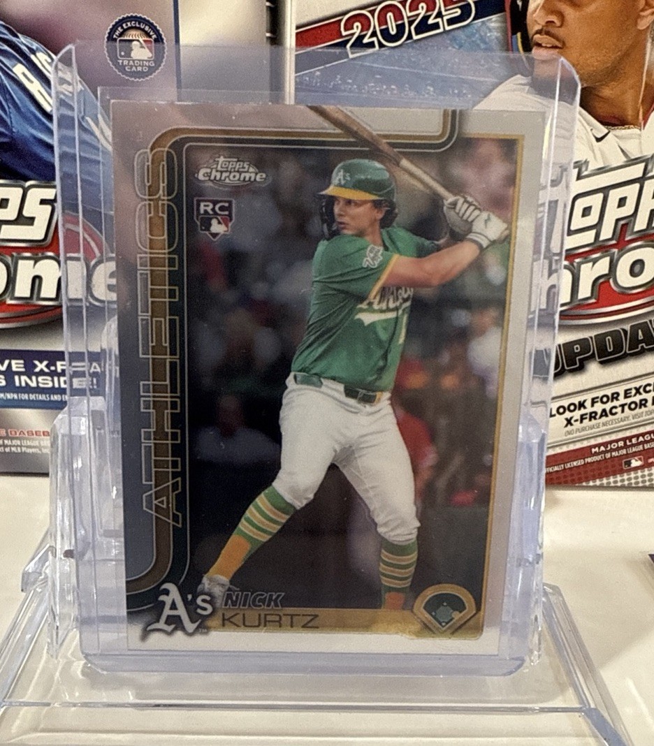2025 Topps Chrome Update Nick Kurtz RC  USC178
