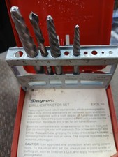 Snap On Drill Extractor Set # Exdl 10, Partial Set