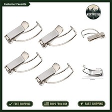 Secure Your Gear: Stainless Steel Spring-Loaded Toggle Latches 61mm, Set of 4