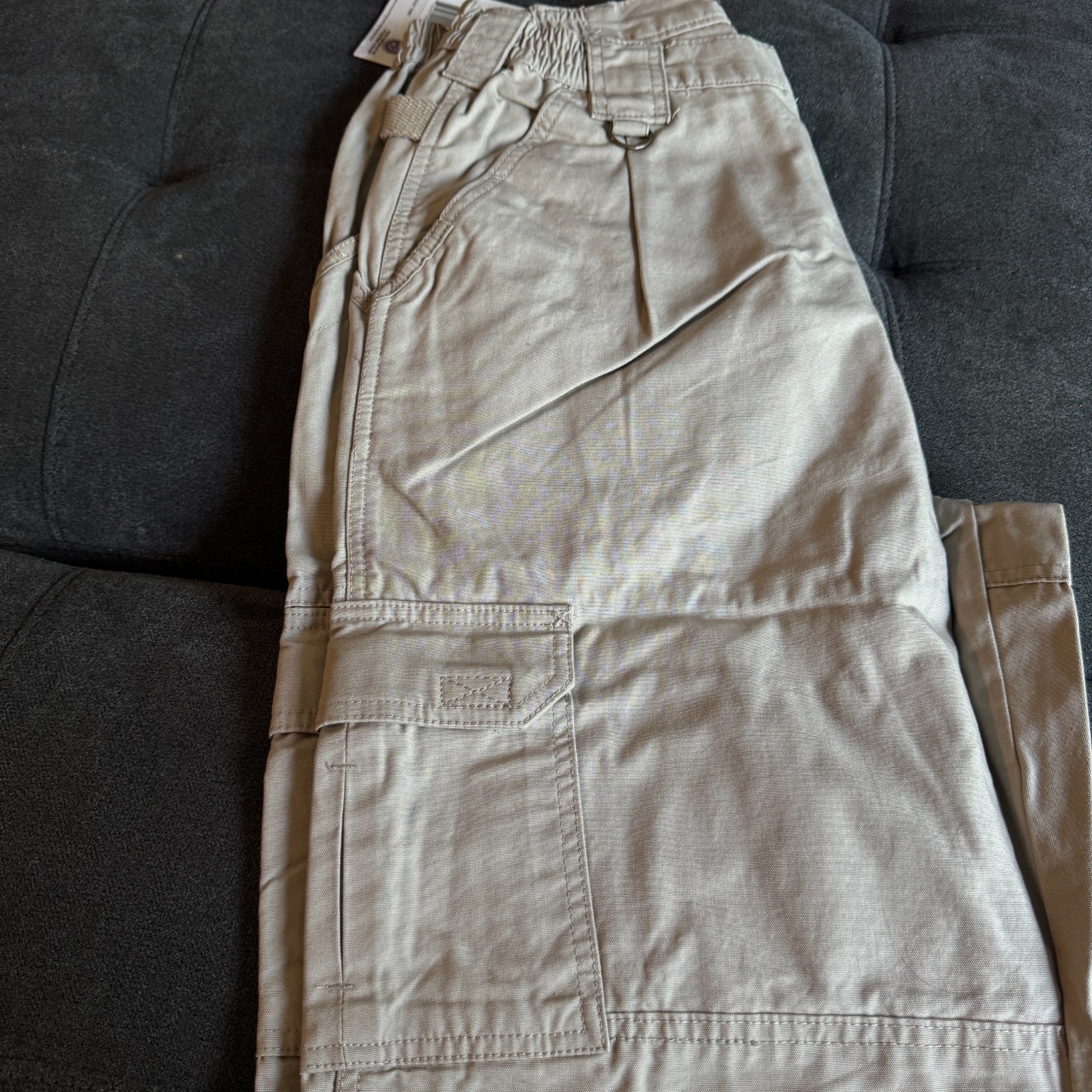 5.11 Tactical Cargo Pants Mens Size 32 X 32 Khaki Beige Cotton Canvas 74251-055