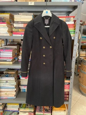 Damen Mantel lang schwarz Kocca Gr. XS
