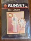 Vtg Sunset Stitchery William 2853 Sarah 2866 Doll Kit Welcome Friends 4925 Lot — photo 3