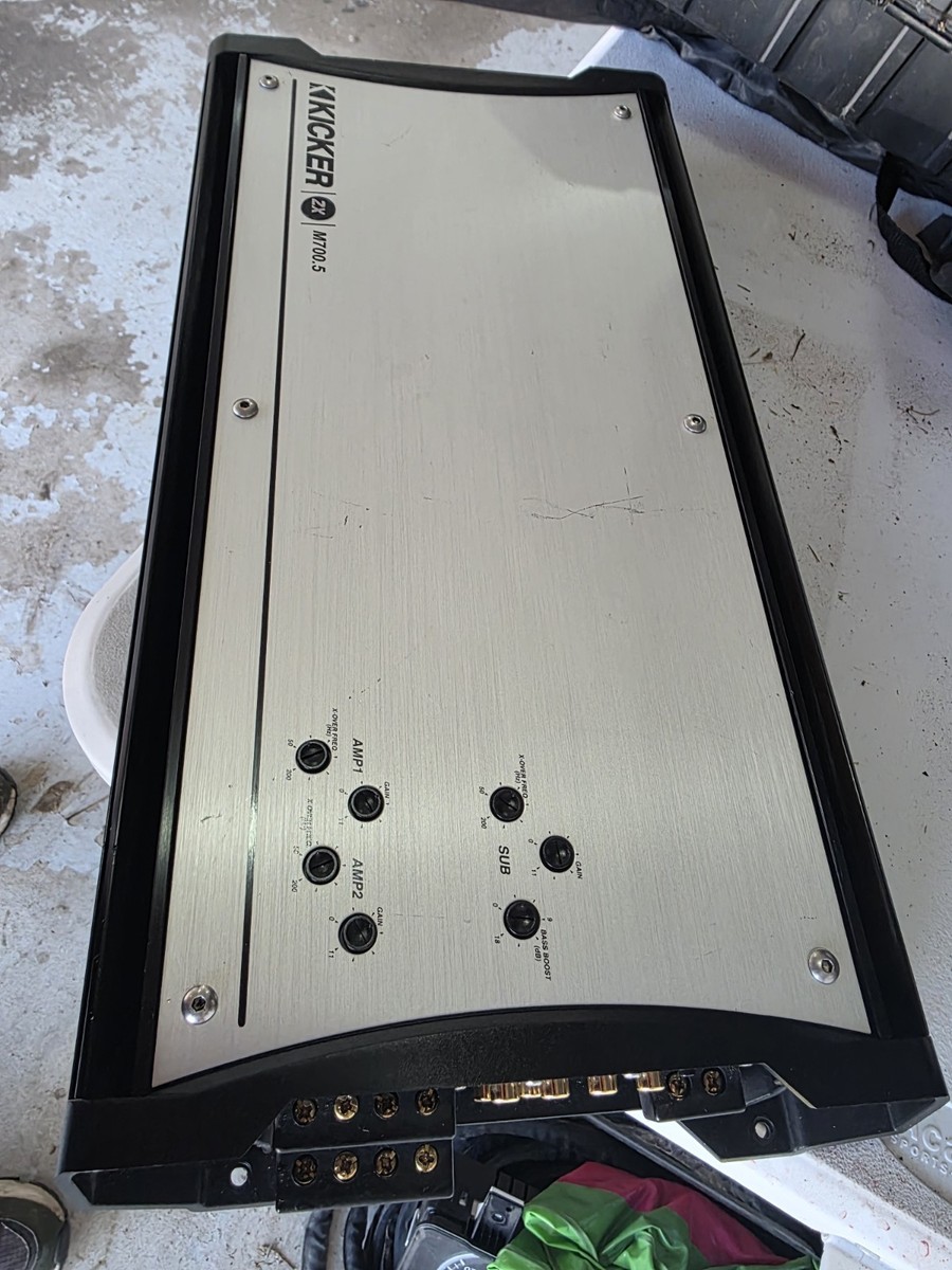 KICKER ZX M700.5 Car Audio Amplifier 5 Channel MPN M700.5 Powerful