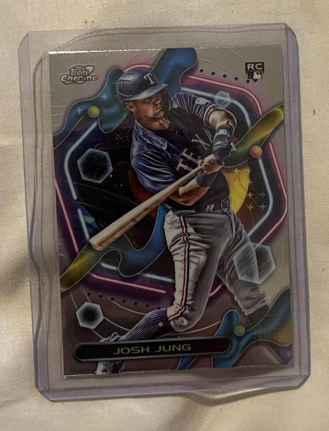 2023 Topps Cosmic Chrome Josh Jung Base Rookie Texas Rangers #95