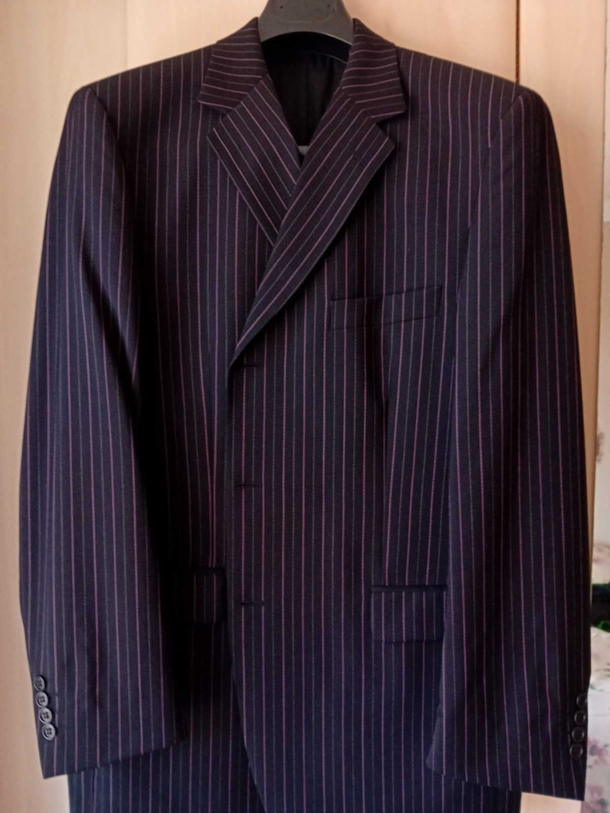 Tuta uomo Yves Saint Laurent 44R gessato