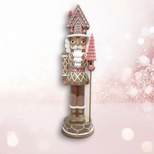 70" Pink Gingerbread Nutcracker Display Christmas Decor SHIPS WITHIN 10 DAYS