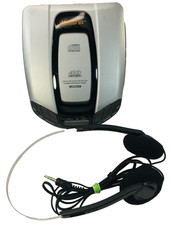 Memorex Portable CD Player MD6400CP w/ Personal Headphones Color Gray Tested