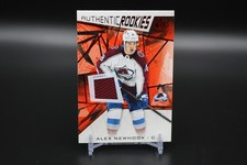 2021-22 SP Game Used Hockey Alex Newhook #135 Authentic Rookie Patch Avalanche