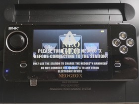 SNK Neo Geo X Gold Limited Edition Console With Controller  AU CIB TESTED WORKS