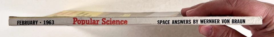 1963 Feb POPULAR SCIENCE Polaroid instant color film X-15 AIRCRAFT Stock cars &c - Image 3 of 4