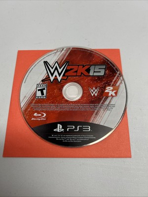 WWE 2K15 (Sony PlayStation 3, 2014) *DISC ONLY* Tested  