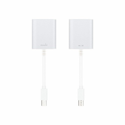 Moshi Mini DisplayPort to HDMI Adapter (4K) - Connect Mac to TV/Monitor - Silver - Picture 2 of 11