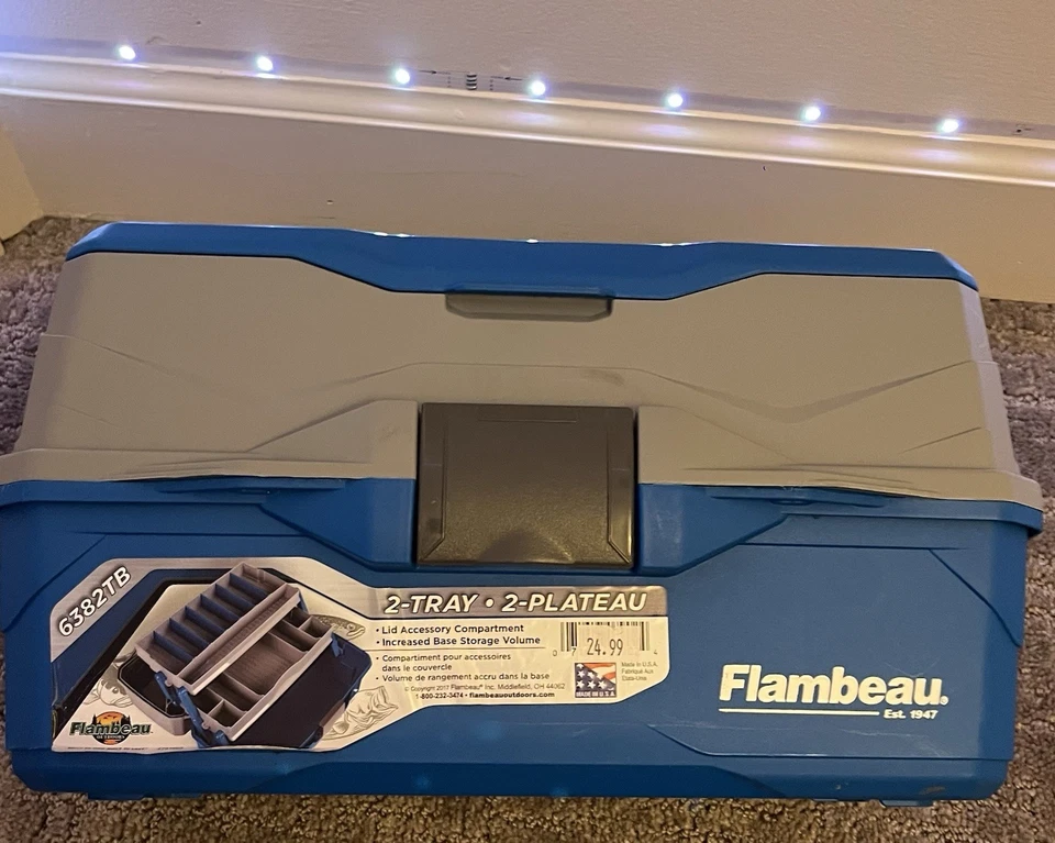 Flambeau Tackle Box. 2 Tray. Perfect Condition. Perfect For Beginners - Image 2 of 4