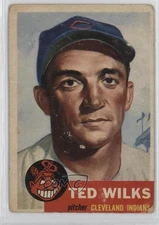 1953 Topps Ted Wilks (Bio Information in White) #101