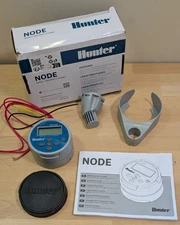 Hunter NODE-400 9V Battery Operated Controller Timer Four Station 4 Zone