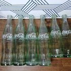 6 Vintage Coca Cola Bottles 1 Pint Half Quart 16 oz 12 oz 10oz
