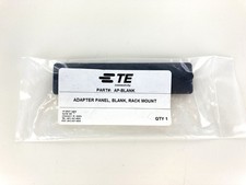 TE Connectivity AP-BLANK Adapter Panel, Rack Mount, Black