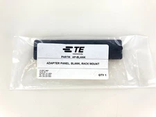 TE Connectivity AP-BLANK Adapter Panel, Rack Mount, Black