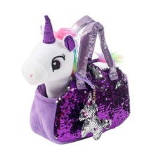 Plush Pet Set w/Purse - Unicorn Stuffed Animals for Girls - Plush Gift for Ag...