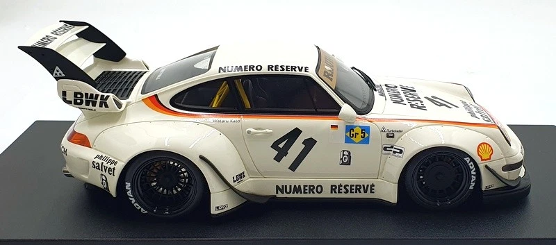 GT Spirit escala 1/18 resina GT451 - Porsche 911 RWB Kato San carrocería trabajo - blanco Foto 4 de 4