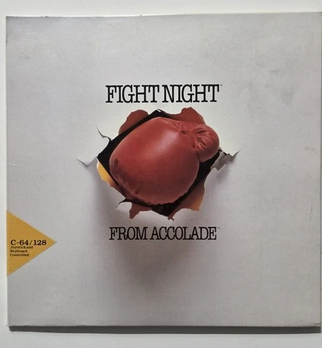 Fight Night - Accolade -  Commodore 64 C64/128  + Bop'n Wrestle - Mindscape