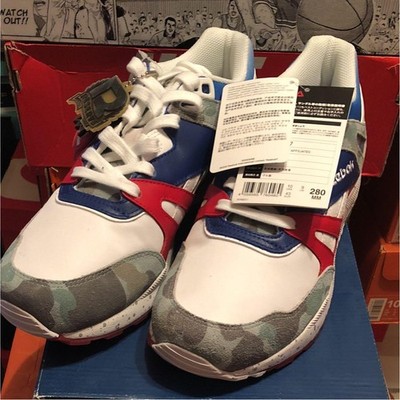 REEBOK VENTILATOR AFFILIATES A BATHING APE mita sneakers V67037 White Red US10