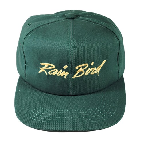 Rainbird Cap Hat Snapback Green Sprinkler Irrigation Logo Baseball