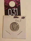 1929 Silver Mercury Dime Good