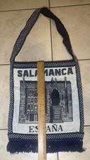 Vintage Espa a Salamanca Qoven Cloth Shoulder Bag 13 X 14  