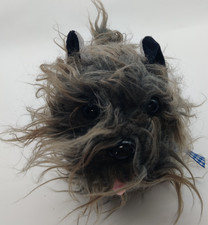 Wizard of Oz Rubie s Costume Co. Toto Dog Plush Stuffed Toy 8 Gray W/ Bow
