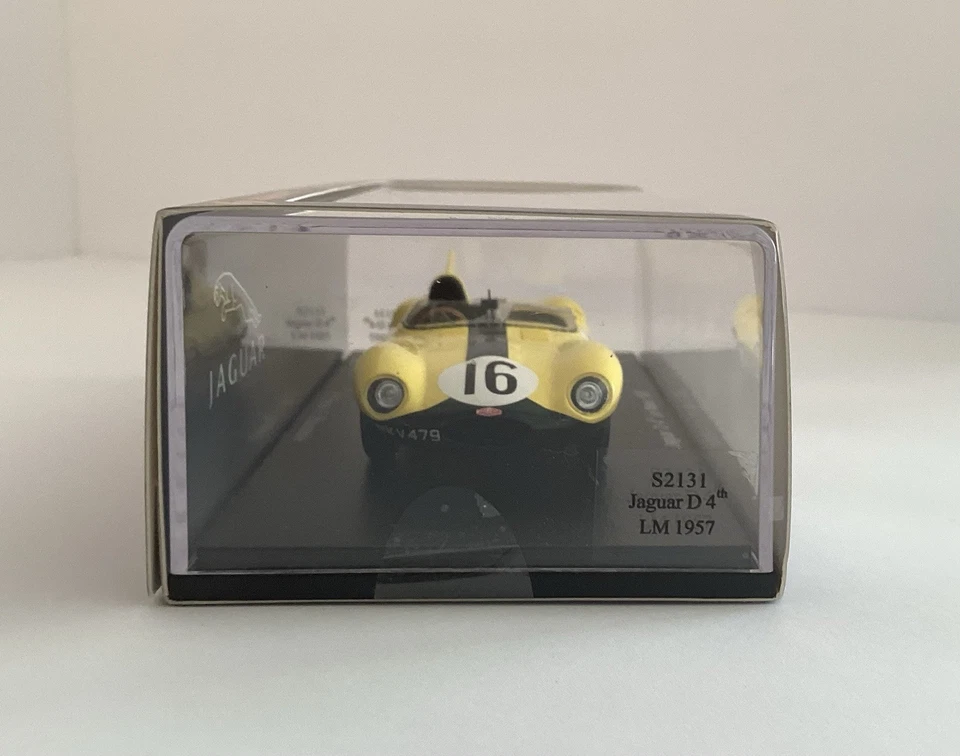 SPARK 1/43 JAGUAR D TYPE #16 4th Le Mans 1957 PAUL FRERE FRED ROUSSELLE NEW L@@K - Image 2 of 4