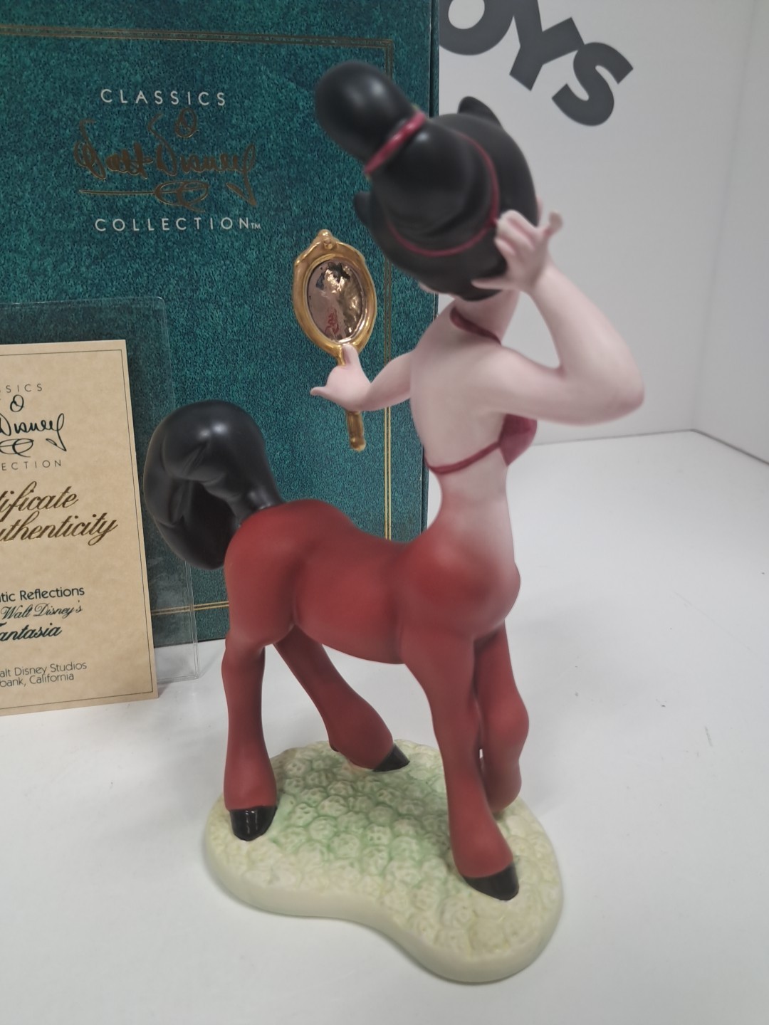 WDCC "ROMANTIC REFLECTIONS" - Fantasia - Pink Centaurette -  in Box COA Numbered