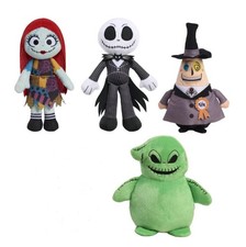 Disney The Nightmare Before Christmas Plush 4 PCS Jack Sally Mayor Oogie Boogie