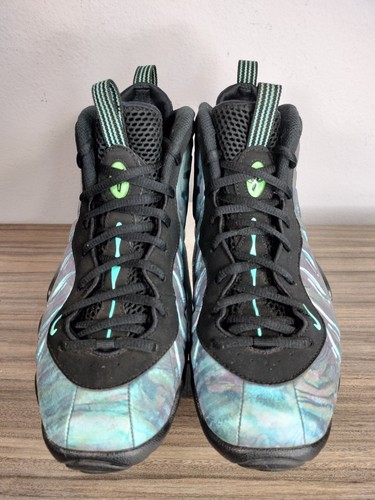 Nike Air Foamposite One Abalone Size 6Y A08037-009 Green Black - Picture 4 of 8